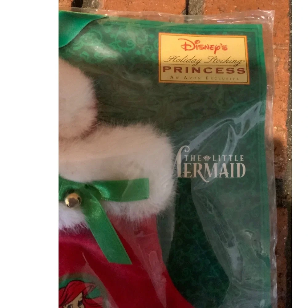 Disney Holiday Stocking Princess Ariel The Little Mermaid 1997 Avon Mattel 17748